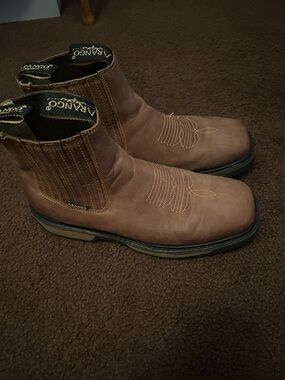 Arango Brown Leather Chelsea Western Boots